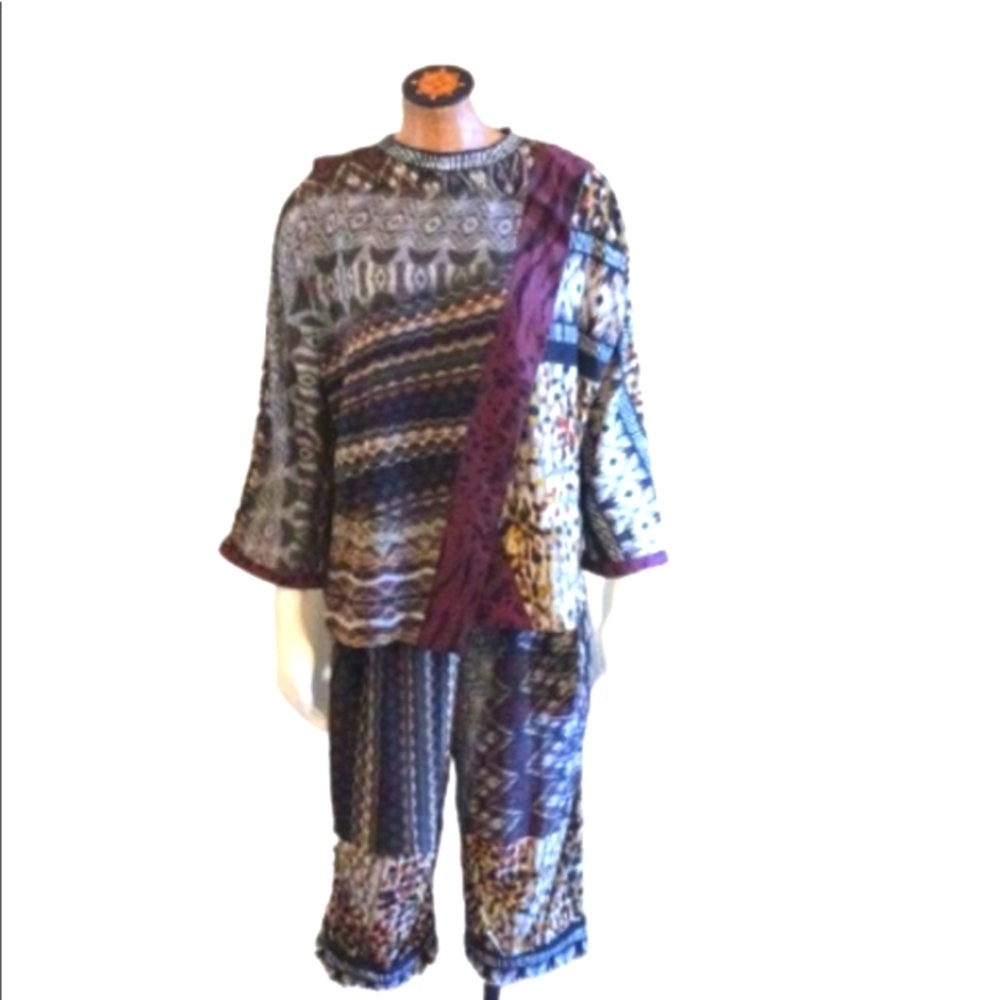 Custom made, Two-Piece, Top and Cropped Pant